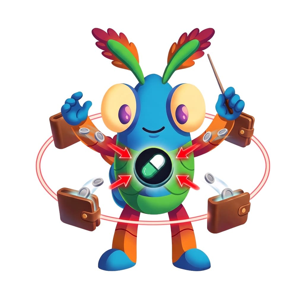 Pump.fun Bundle Sell illustration