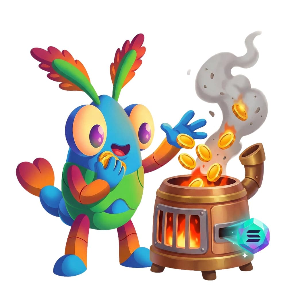 Token Incinerator illustration