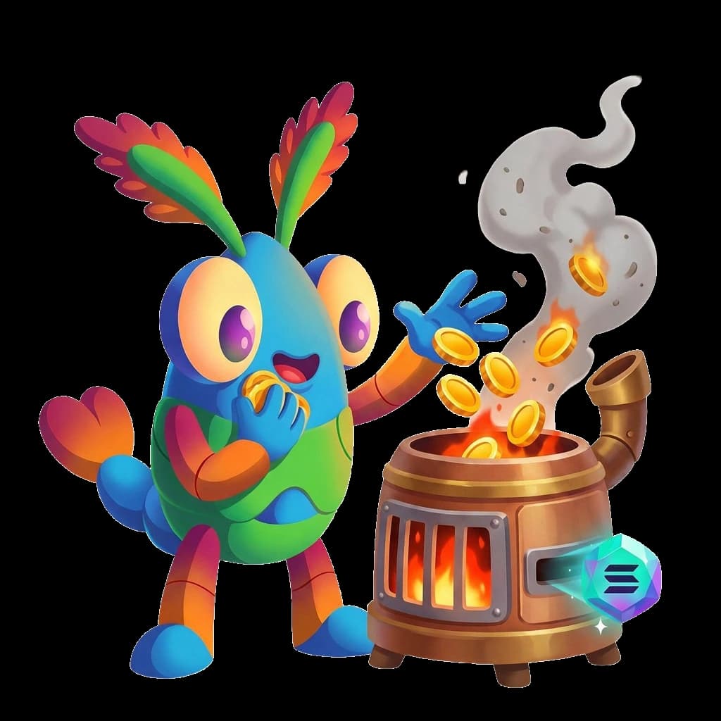 Token Incinerator illustration