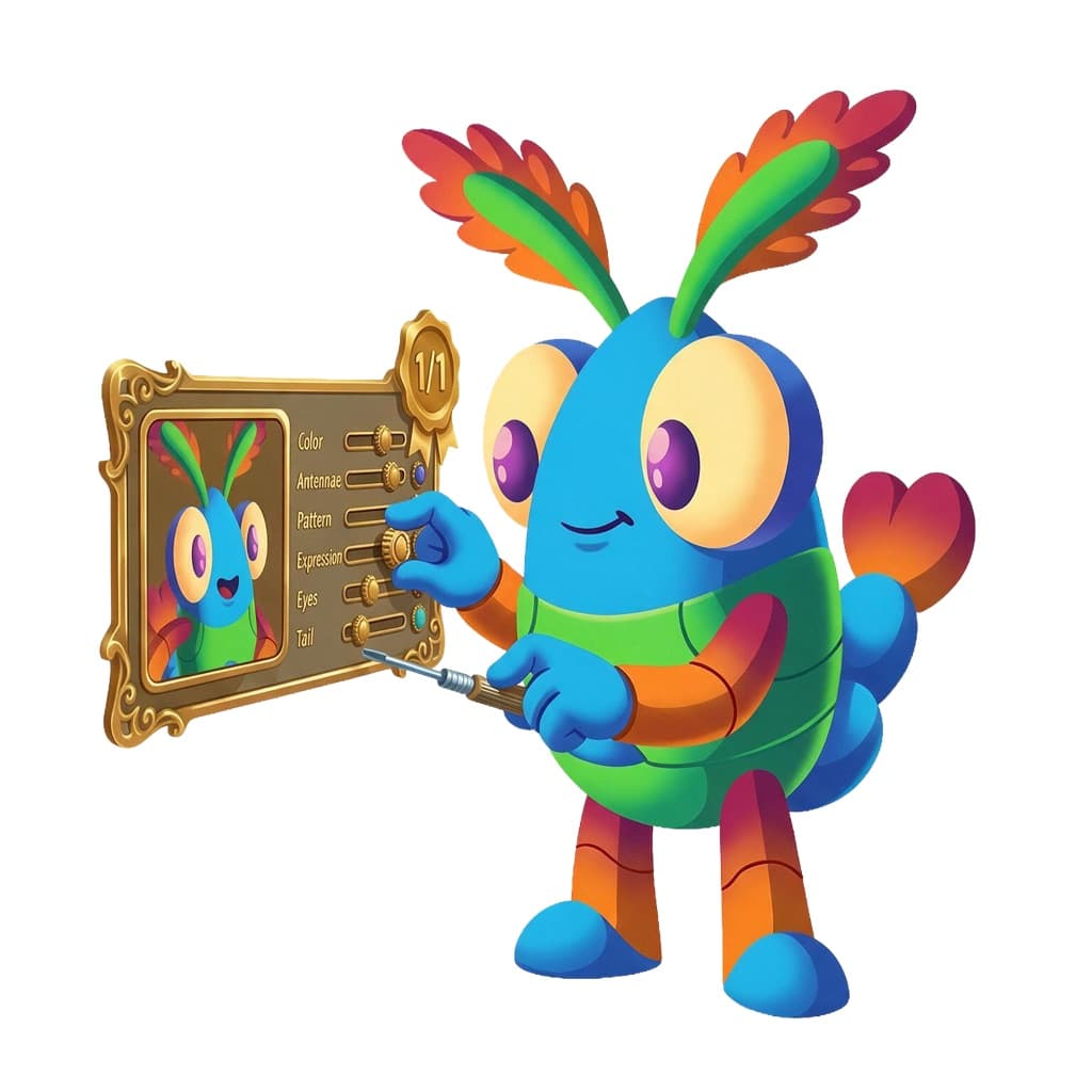 Update Unique NFT illustration