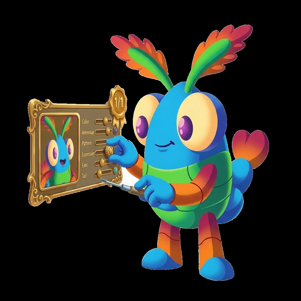 Update Unique NFT illustration